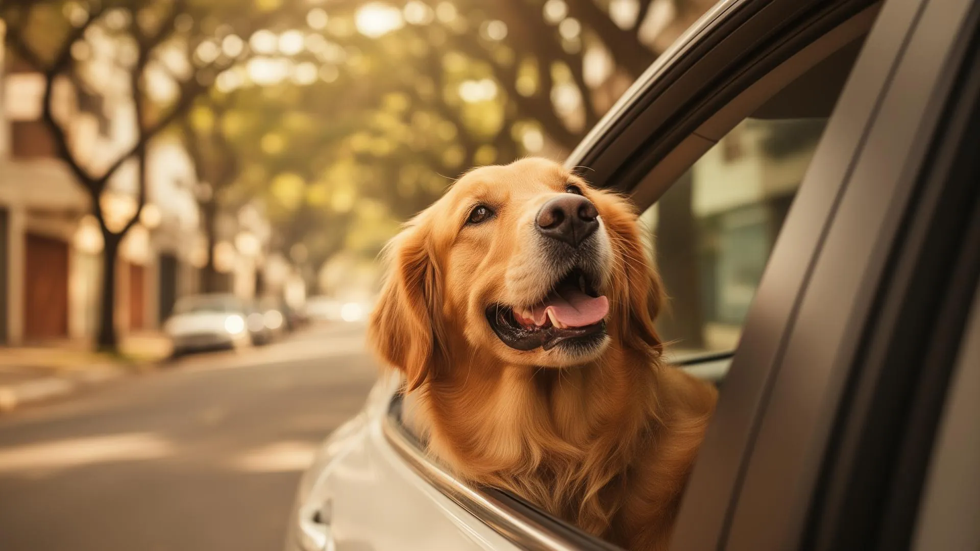 Transporte de pet (alternativa ao 99 Pet) — cachorro feliz no carro